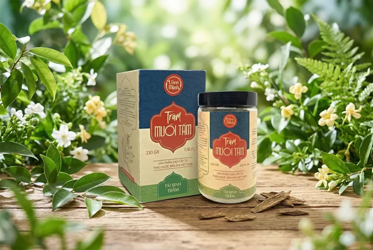 tràm muối tắm Viên Minh